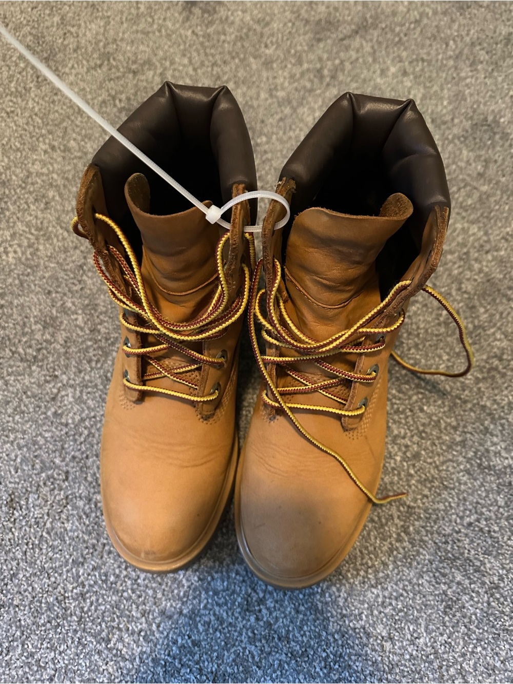 Waterproof Timberland Wheat Lace-Up Boots